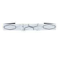 B-30 HEXX V.22 Motocross Brille - Schwarz/Weiß - Silber verspiegelt, Art.-Nr.: 10071685 - Bild 3