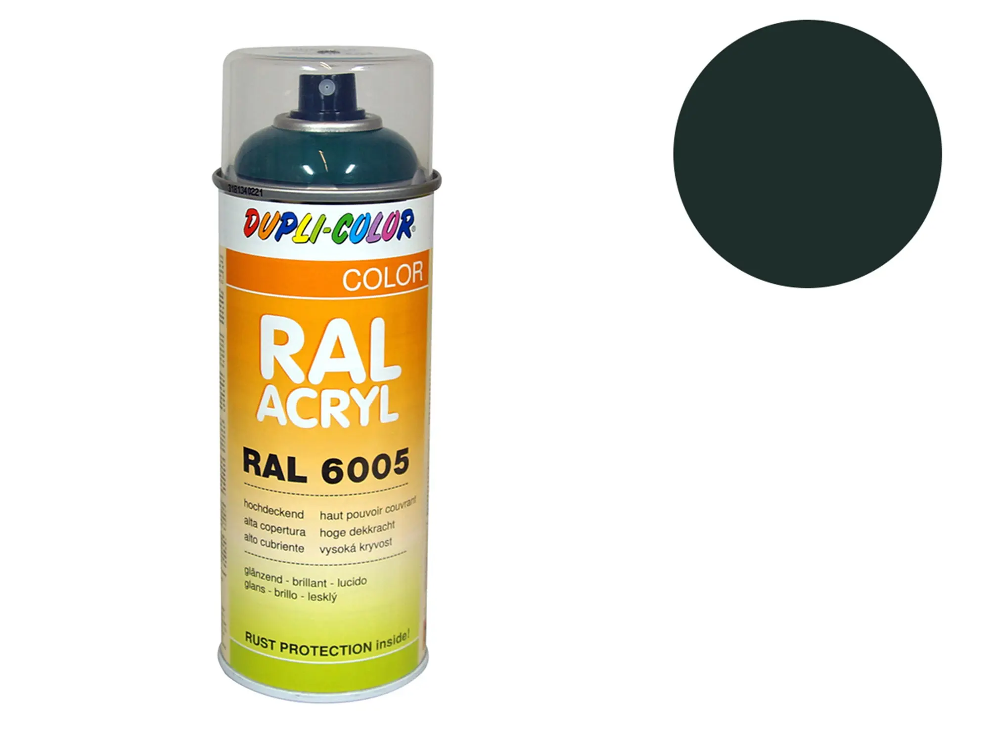 Dupli-Color Acryl-Spray RAL 6012 schwarzgrün, glänzend - 400 ml, Art.-Nr.: 10064818 - Bild 1