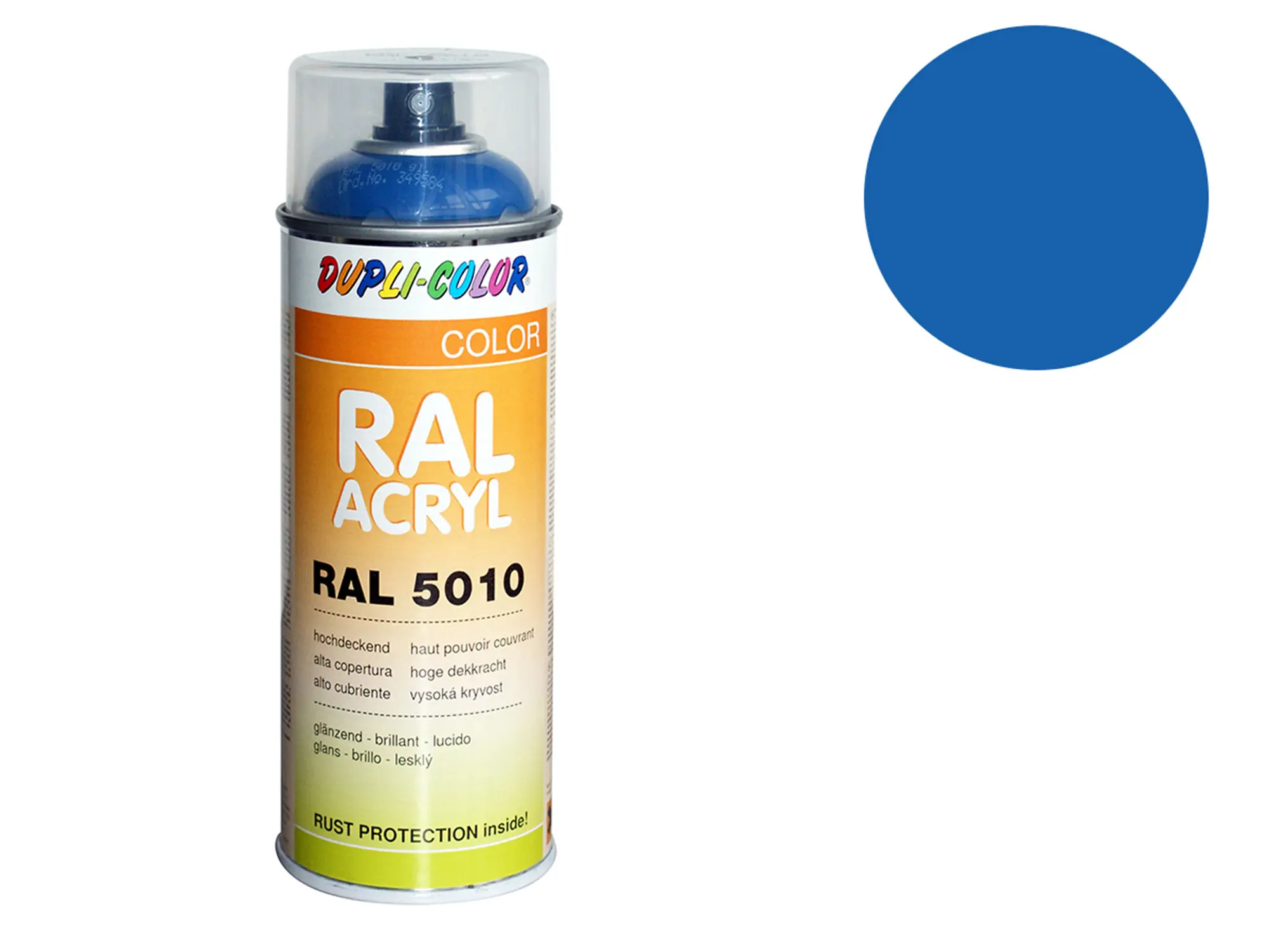 Dupli-Color Acryl-Spray RAL 5015 himmelblau, glänzend - 400 ml, Art.-Nr.: 10064800 - Bild 1