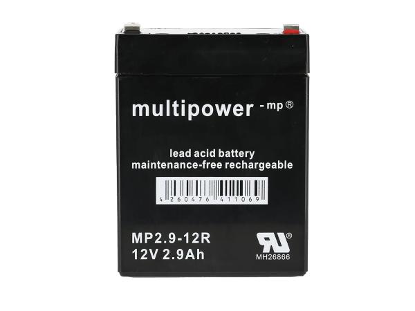 Batterie - 12V 2,9Ah Multipower (Gelbatterie),  GP10000671 - Bild 1