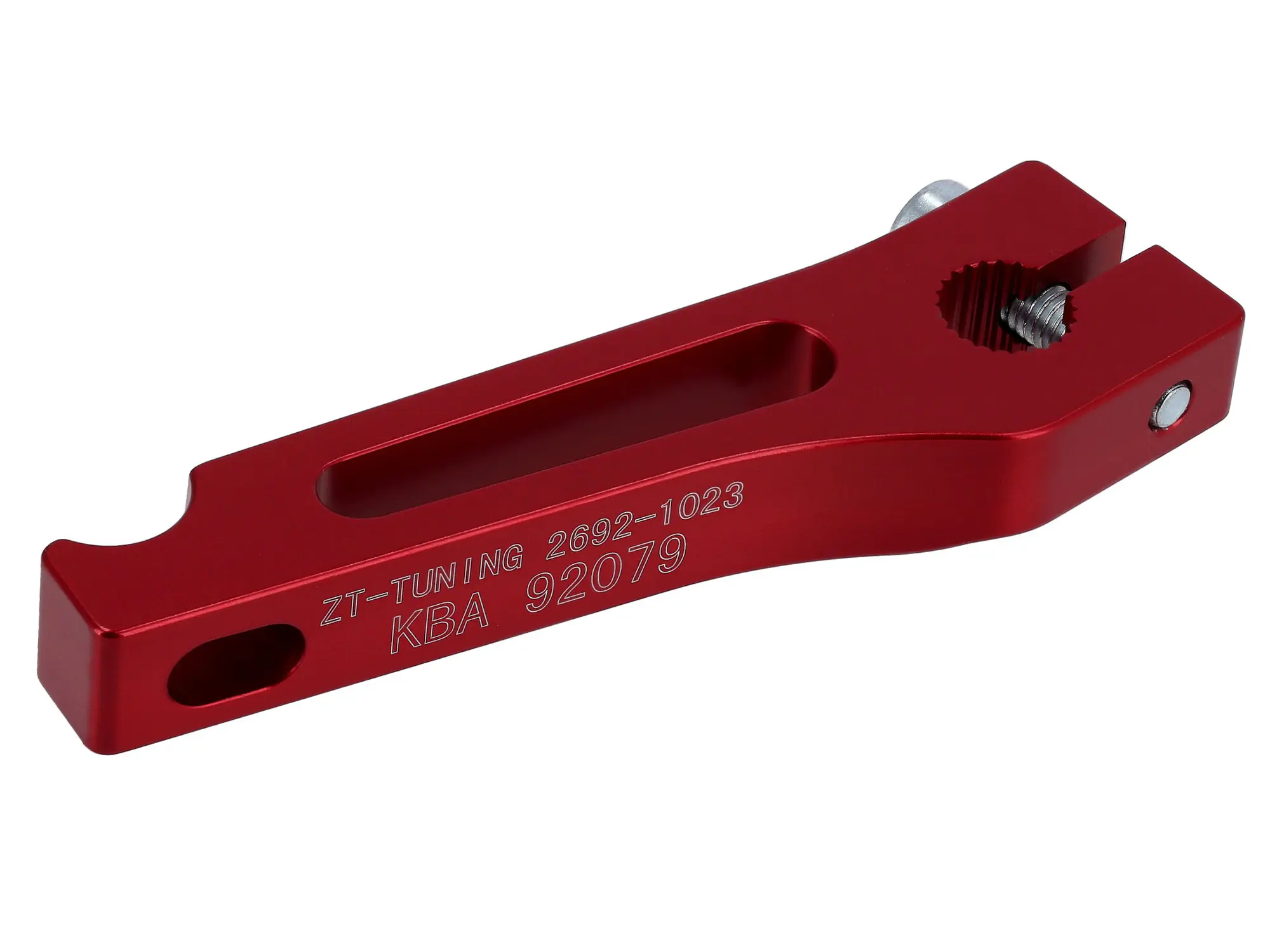 ZT-Tuning CNC Bremshebel hinten mit ABE, Rot - für S50, S51, S70, KR51/1,  KR51/2, SR50, SR80, SR4-1, SR4-2, SR4-3, SR4-4 von ZT-Tuning