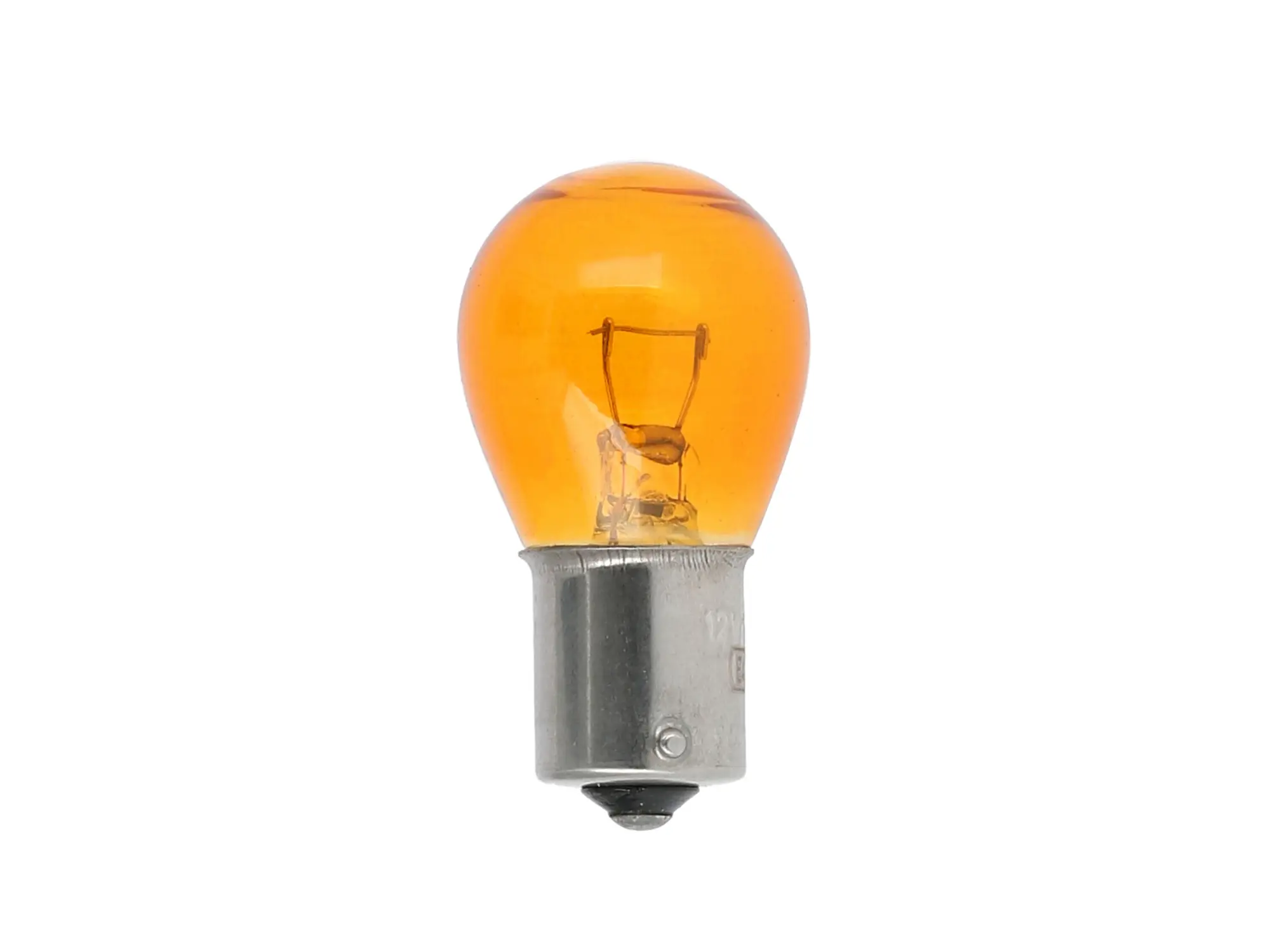 Kugellampe 12V 21W BAU15s orange, von VEBCO, Art.-Nr.: 10071519 - Bild 1