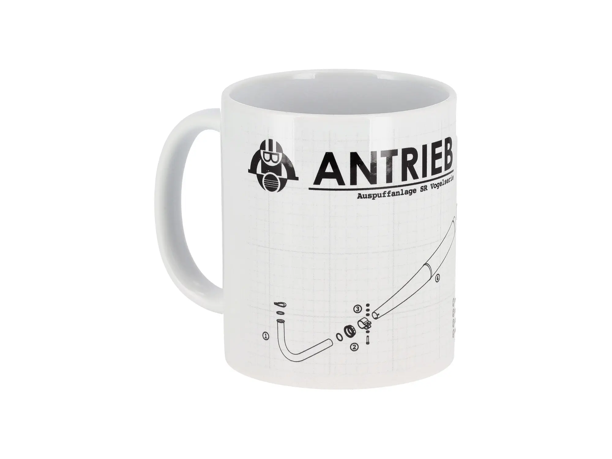 ANTRIEB mug "exhaust system SR bird series, Item no: 10071757 - Image 1