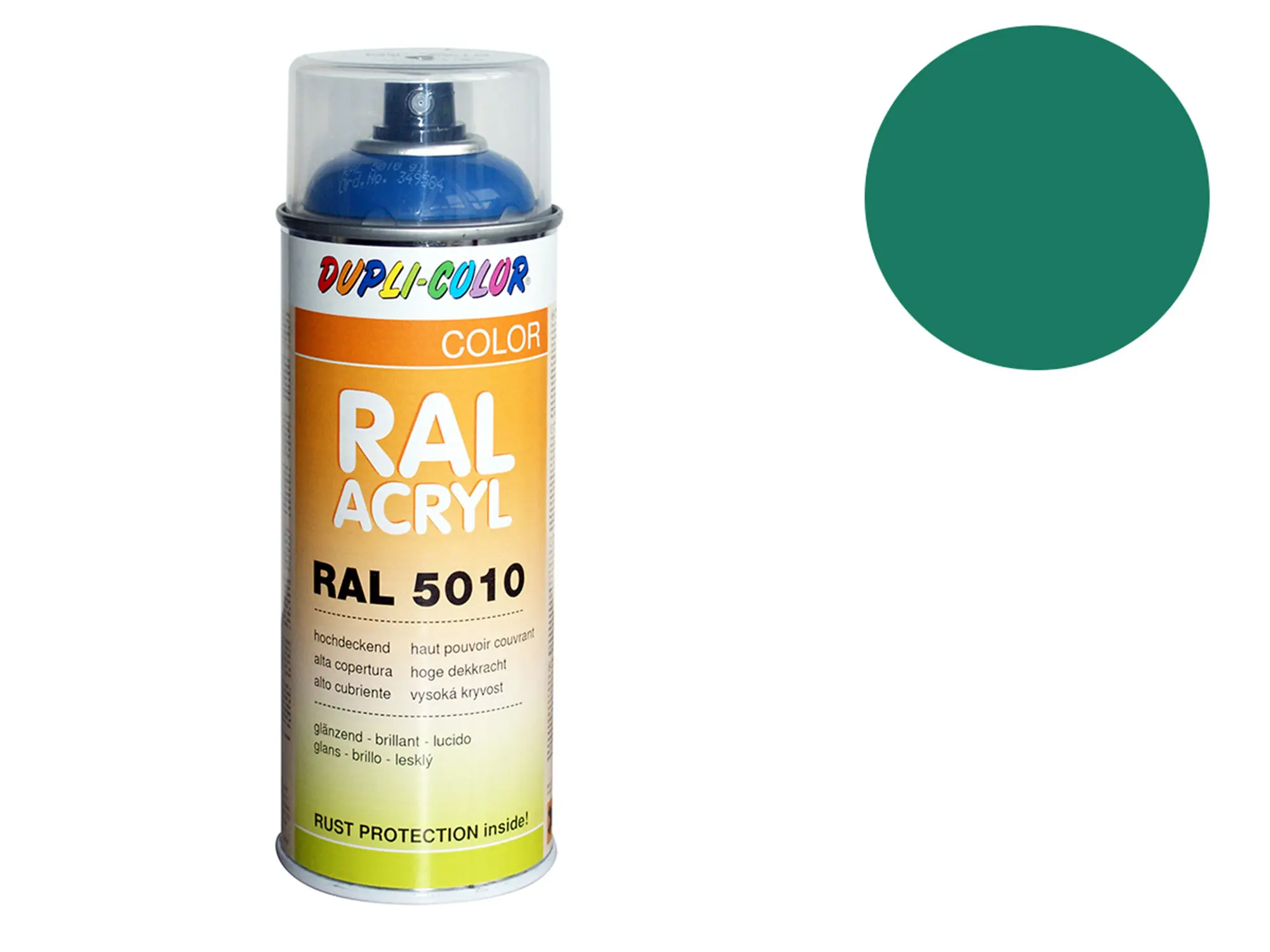 Dupli-Color Acryl-Spray RAL 5021 wasserblau, glänzend - 400 ml, Art.-Nr.: 10064805 - Bild 1