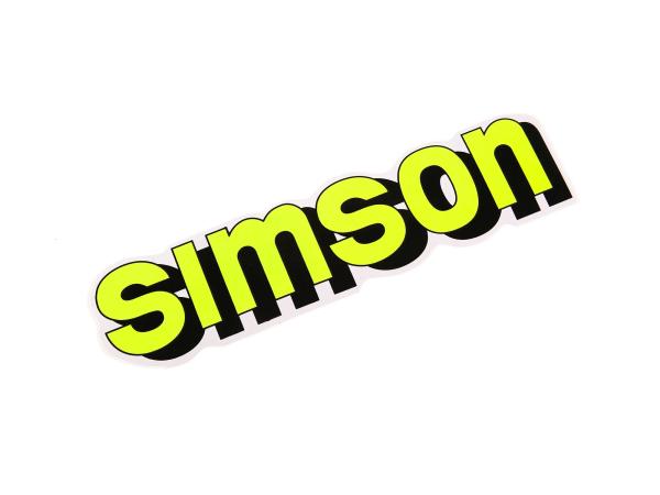 Klebefolie für Tank "SIMSON" - Neongelb,  10002947 - Bild 1