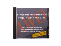 CD - SIMSON Simson AWO 425 Motorrad 425/425S Originaldokumente, Art.-Nr.: 10002784 - Bild 1