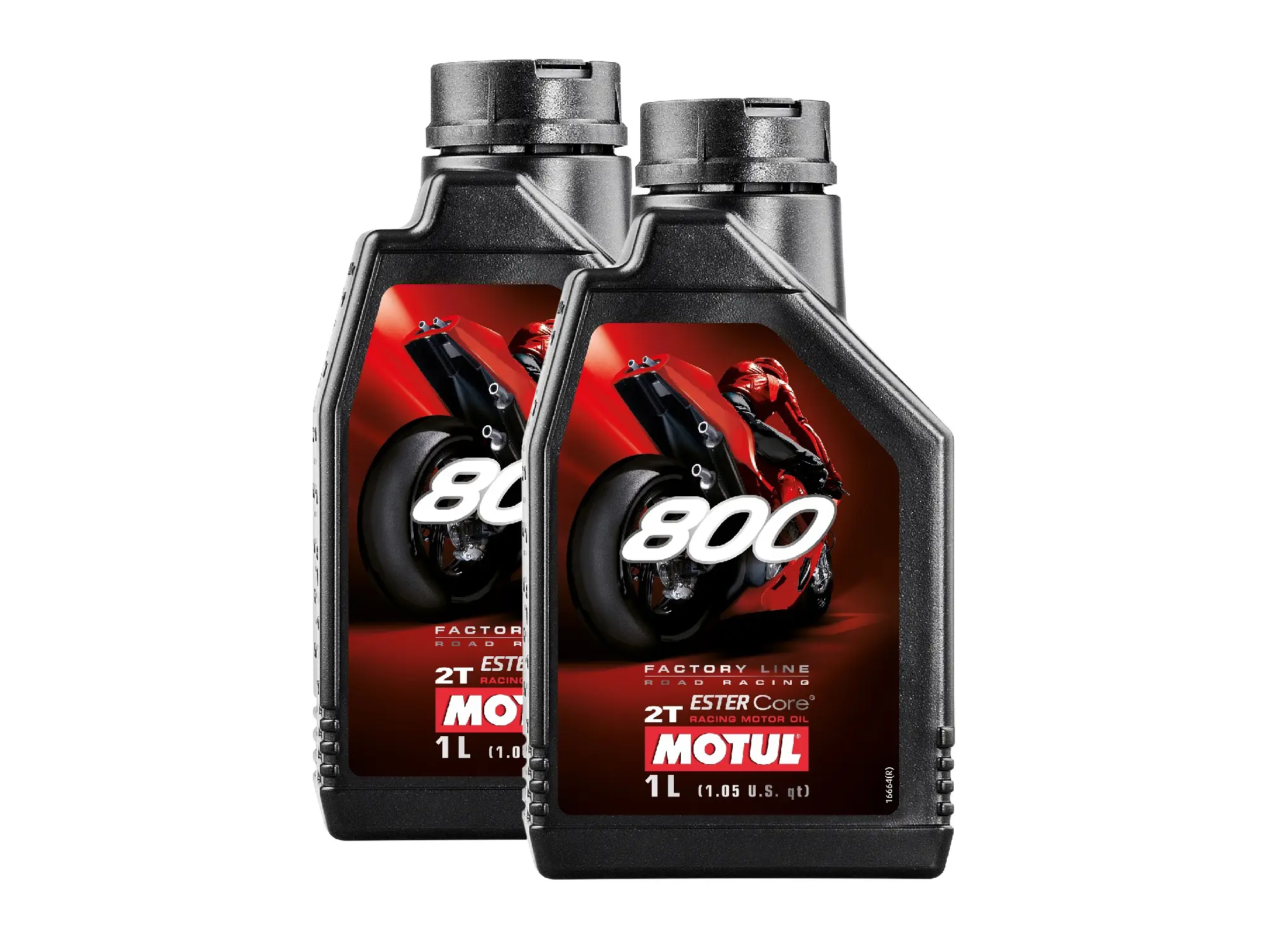 Set: 2x MOTUL 800 Motoröl 2T Road Racing - 1 Liter, Item no: GP10000831 - Image 1
