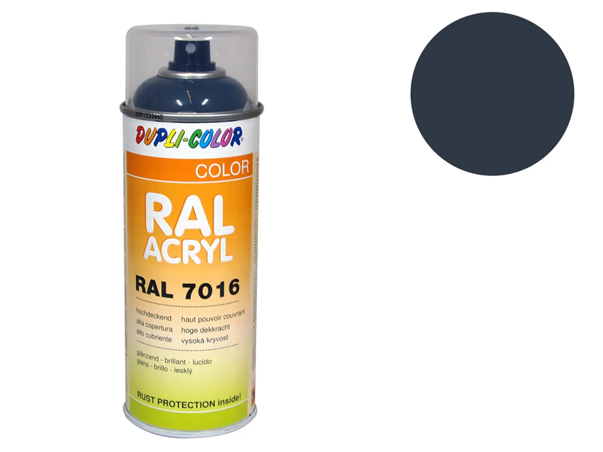 Dupli-Color Acryl-Spray RAL 7024 graphitgrau, glänzend - 400 ml, Art.-Nr.: 10064845 - Bild 1