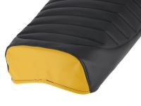 Seat cover structured, black/yellow with SIMSON lettering - Simson S53, S83, SR50, SR80, Item no: 10002835 - Image 5