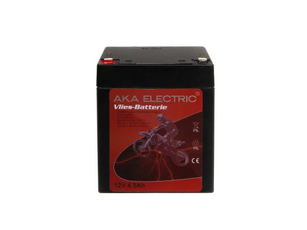 Batterie 12V 4,5Ah AKA (Vlies - wartungsfrei) - für Simson S51, S70, SR50, SR80,  GP10068539 - Bild 1