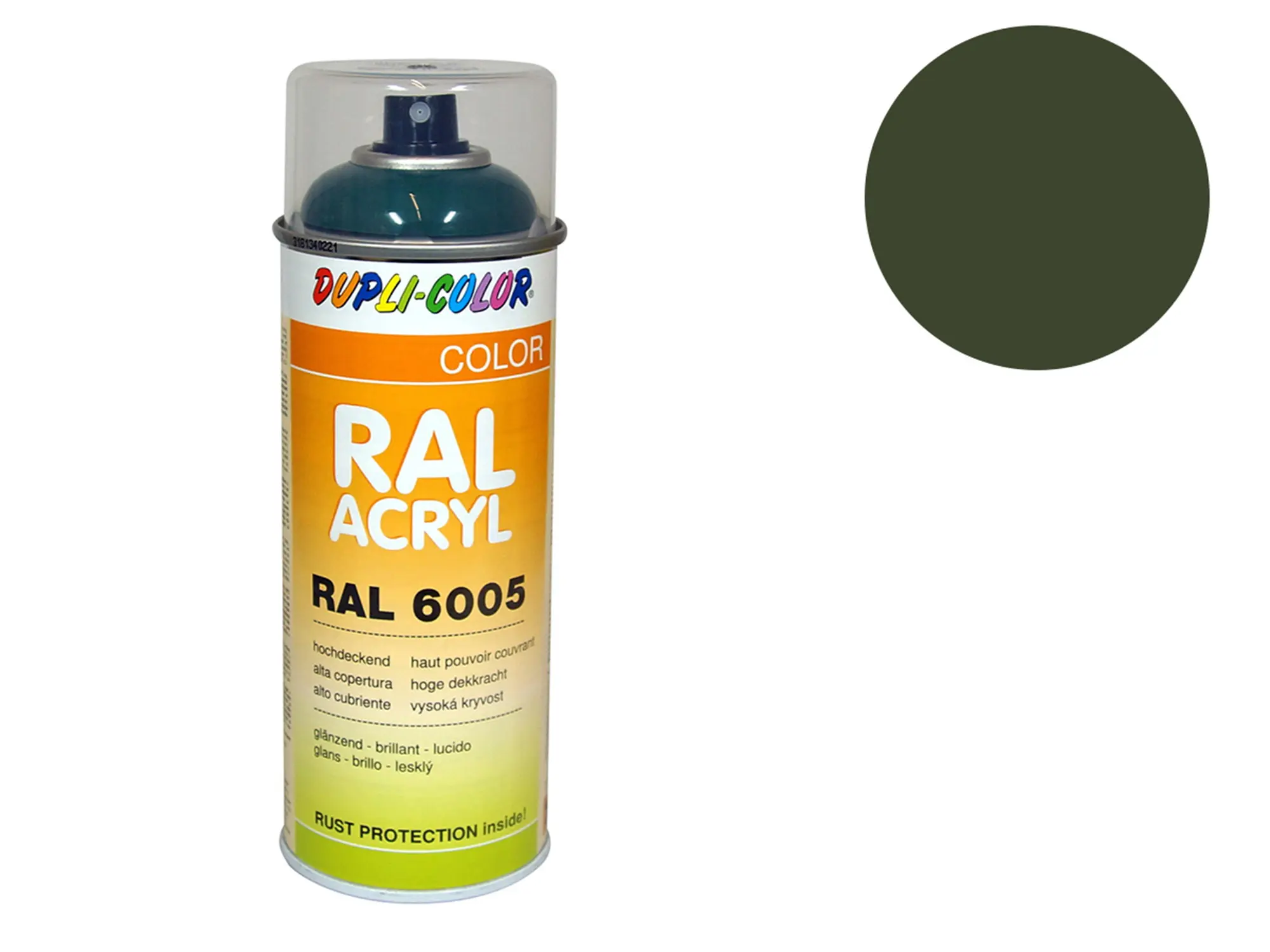 Dupli-Color Acryl-Spray RAL 6003 olivgrün, glänzend - 400 ml, Art.-Nr.: 10064811 - Bild 1