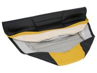 Seat cover structured, black/yellow with SIMSON lettering - Simson S53, S83, SR50, SR80, Item no: 10002835 - Image 6