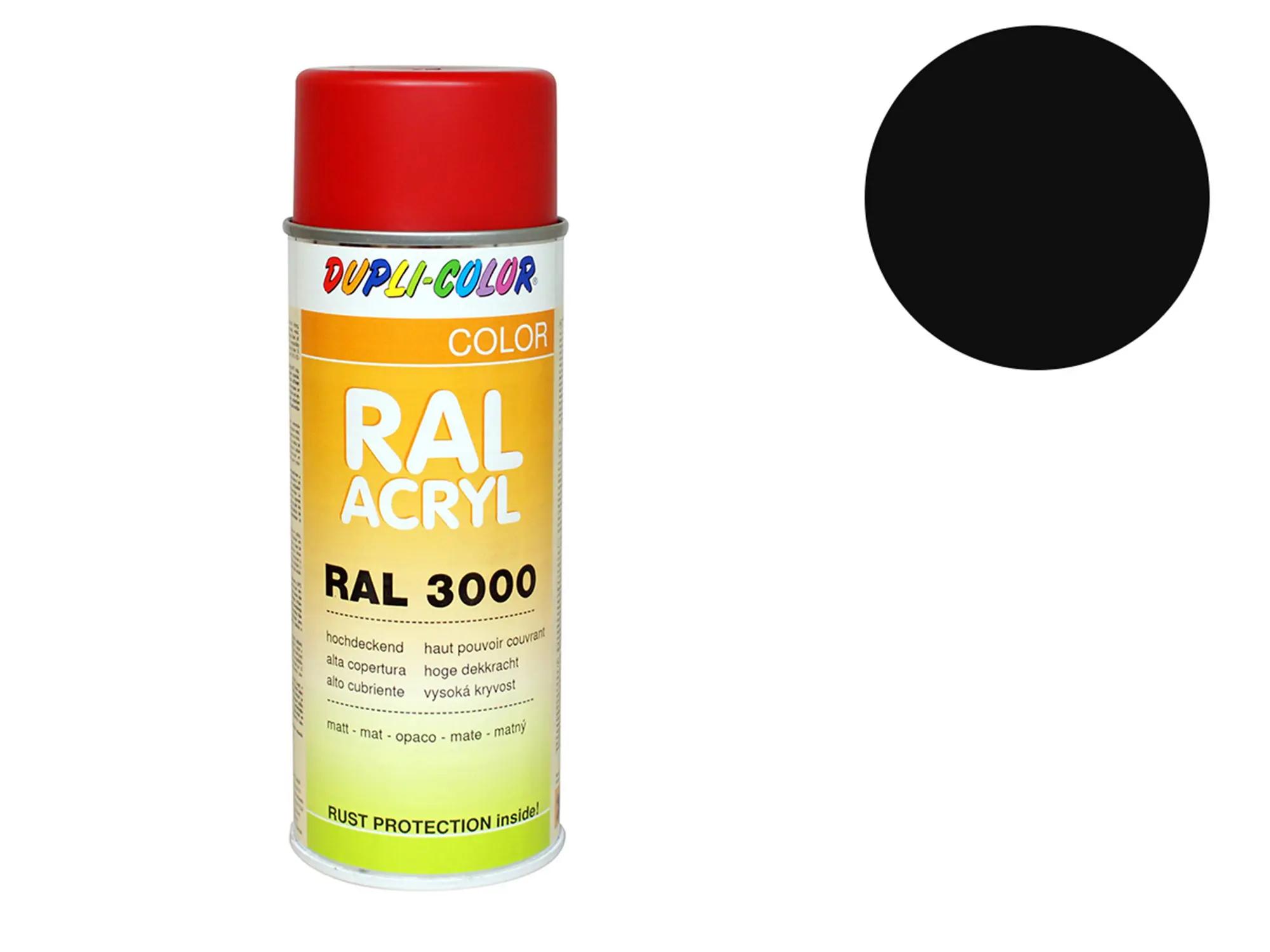 Concessie in verlegenheid gebracht Alvast Dupli-Color Acrylic Spray RAL 9021 tar-black, matt - 400 ml von Dupli-Color  | AKF Shop