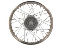 Complete wheel unmounted 1,6x16" stainless steel rim + stainless steel spokes + whitewall tire IRC NR-2, Item no: GP10000597 - Image 5
