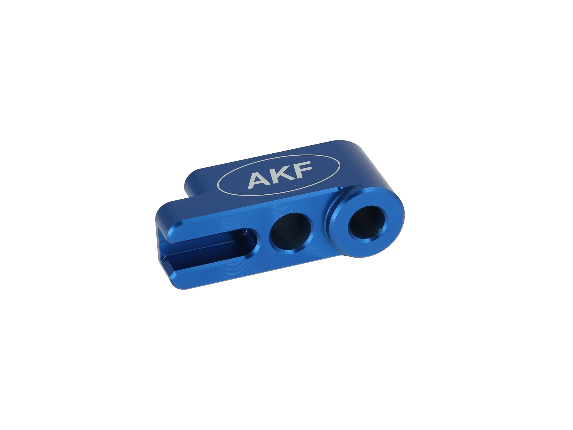 AKF CNC Distanzstück, Bremsgegenhalter Nabe hinten, Blau eloxiert - für Simson S51, S50, SR50, Schwalbe KR51, SR4, Art.-Nr.: 10072065 - 360° Bild