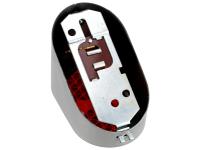 Taillight oval complete, red - Simson SR2, KR50, Item no: 10072987 - Image 3
