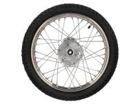 Complete wheel front 1,5x16" stainless steel rim + stainless steel spokes + winter tyre Heidenau K66 M+S, Item no: 10013208 - Image 4