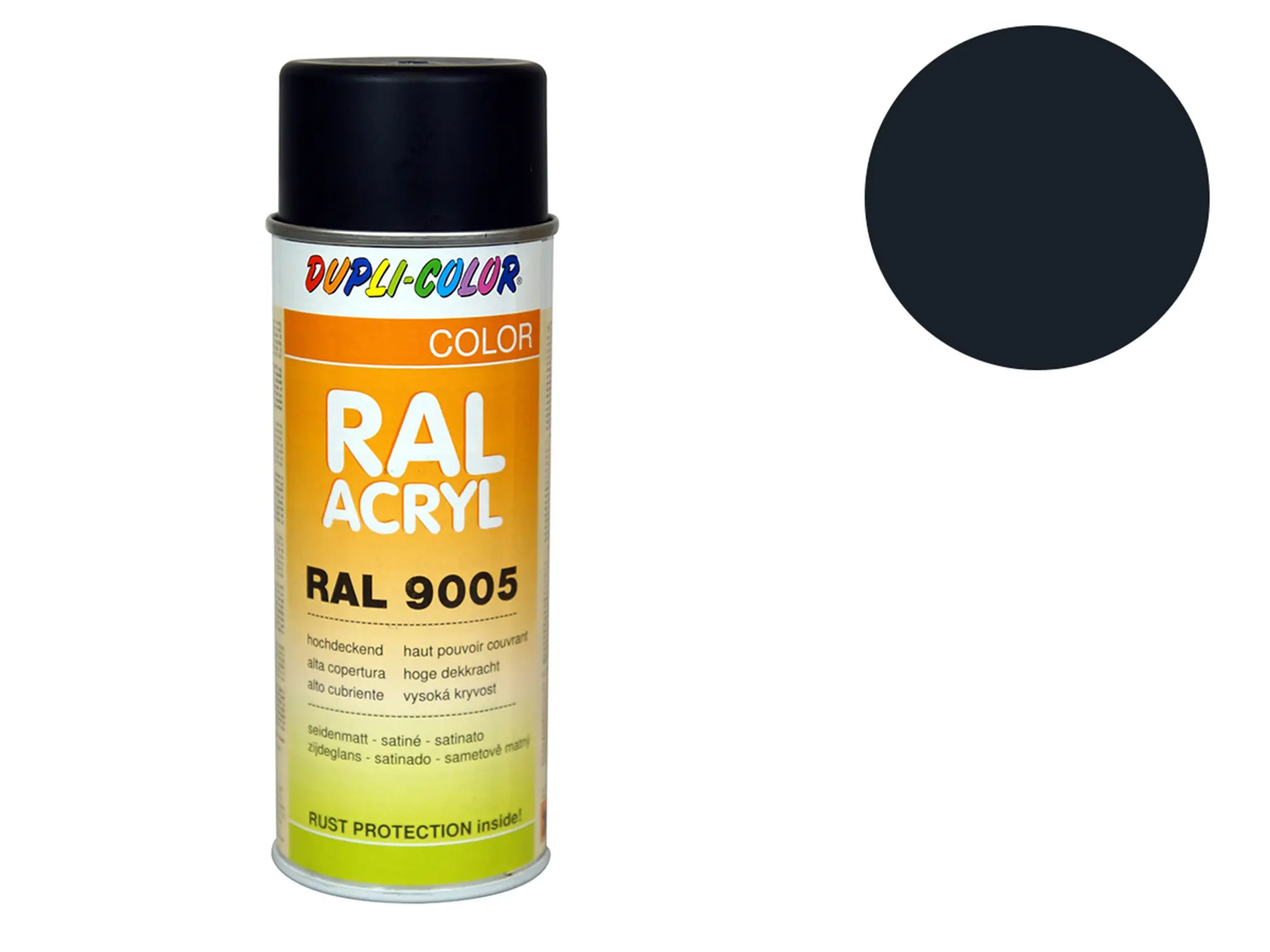 Dupli-Color Acryl-Spray RAL 7021 schwarzgrau, seidenmatt - 400 ml, Art.-Nr.: 10064843 - Bild 1