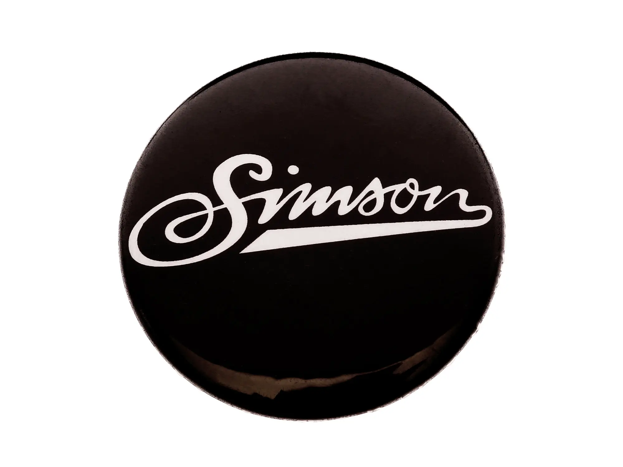 Button, Anstecker "Simson" weiche Schrift, Ø25 mm, Art.-Nr.: 10067758 - Bild 1