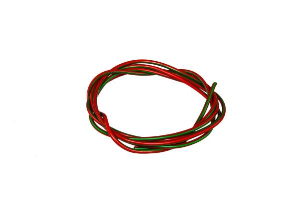 Kabel - Rot/Grün 0,50mm² Fahrzeugleitung - 1m,  10001777 - Bild 1