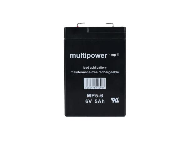 Batterie 6V 5Ah Multipower (Gelbatterie),  GP10000811 - Bild 1