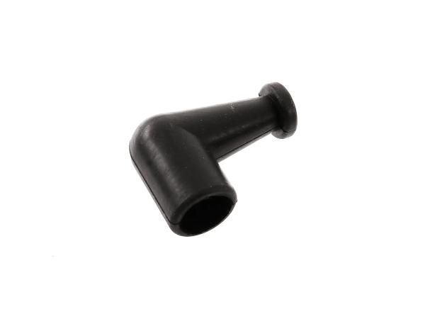 Gummi - Schutzkappe schwarz für Zündspulenanschluss (alte Form) - für MZ,  10067231 - Bild 1