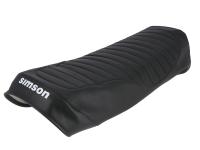 Seat cover structured, black with SIMSON logo - Simson S53, S83, SR50, SR80, Item no: 10002838 - Image 3