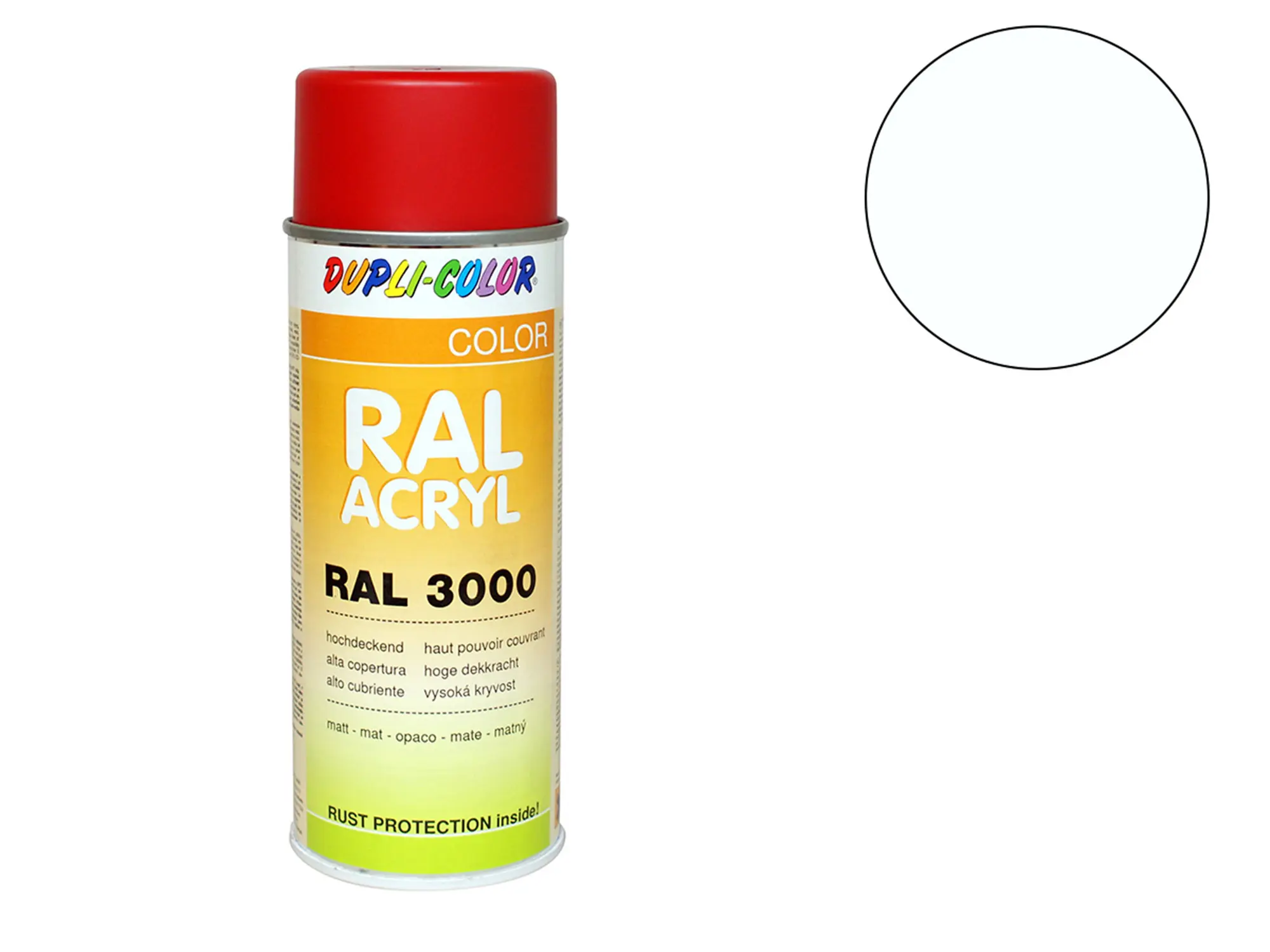 Dupli-Color Acryl-Spray RAL 9010 reinweiß, matt - 400 ml, Art.-Nr.: 10064886 - Bild 1