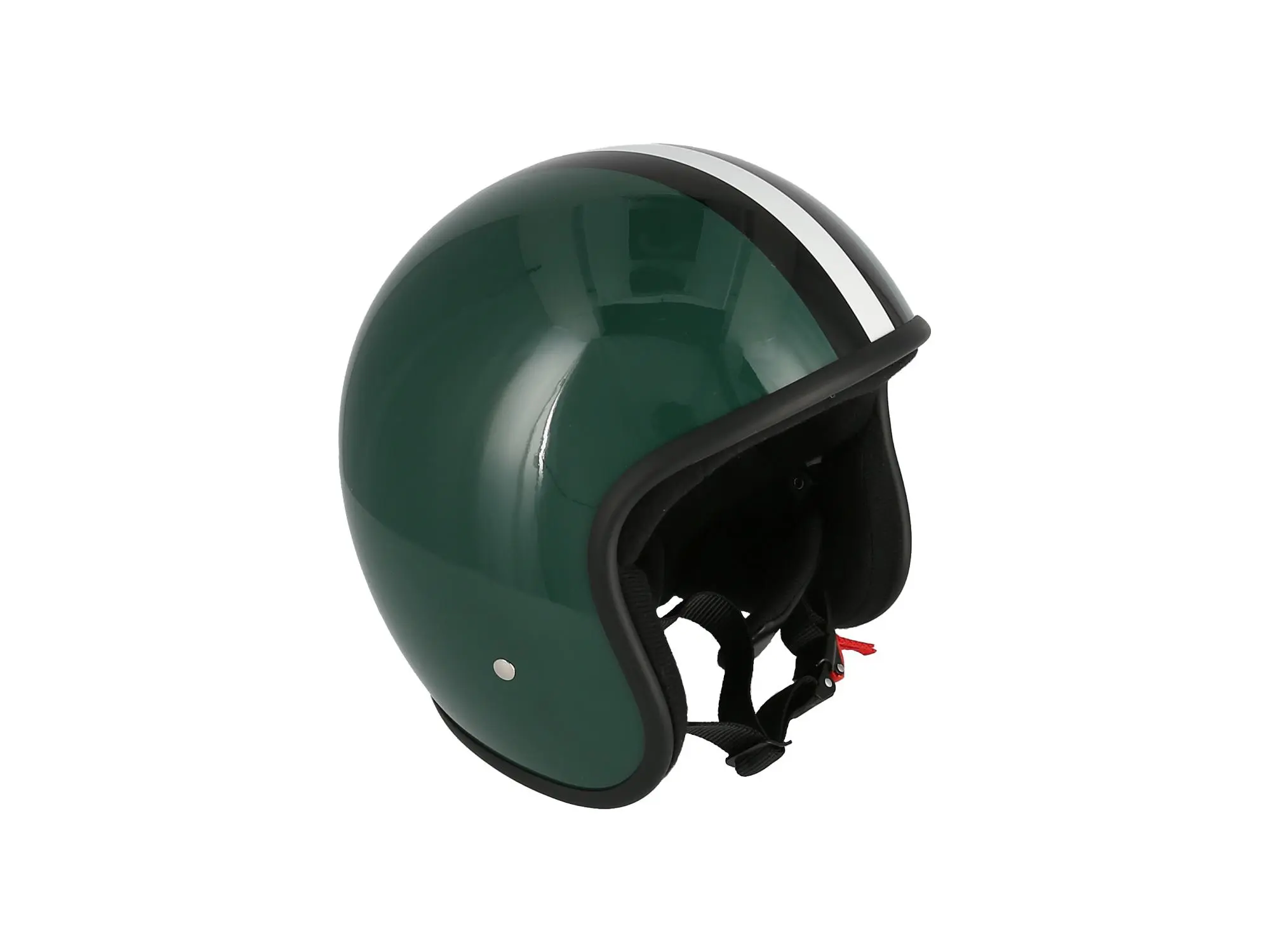 ARC Helm "Modell A-611" Retrolook - Grün mit Streifen, Art.-Nr.: 10069597 - Bild 1