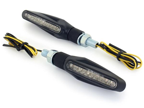 Blinker LED "Longline", schwarz, E-geprüft,  10062810 - Bild 1