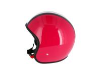 ARC Helm "Modell A-611" Retrolook - Pink mit Streifen, Art.-Nr.: 10071225 - Bild 4