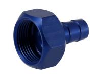 Tankstutzen 8mm, Schlauchanschluss für Steckkupplungen - Blau eloxiert, Item no: 10072970 - Image 2