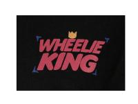 Hoodie "WHEELIE KING" mit Känguru-Tasche, schwarz, Art.-Nr.: 10070708 - Bild 8