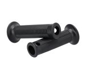 Set: 2 handlebar grip rubbers, black - for Simson KR51 Schwalbe, SR4-2, SR4-3, SR4-4 - MZ ES, ETS, AWO