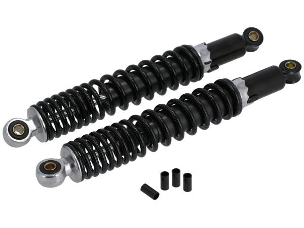 Set: suspension struts, adjustable, black/black, length: approx. 340mm - for Simson,  10073701 - Image 1