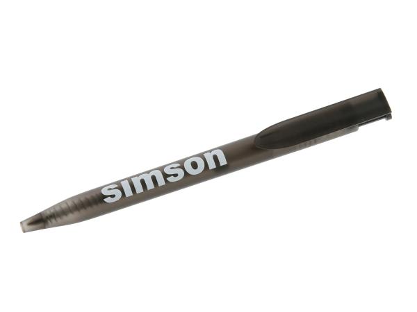 Kugelschreiber SIMSON, anthrazit, mit Drücker,  10070863 - Bild 1