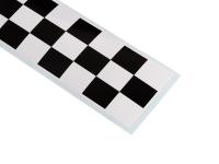 Aufkleberstreifen "Raceflag" in Schwarz-Weiß, Art.-Nr.: 10000022 - Bild 2