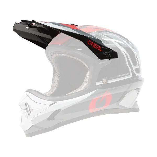 Visor SONUS Helmet SPLIT V.23 Grau/Rot One Size,  10074280 - Bild 1