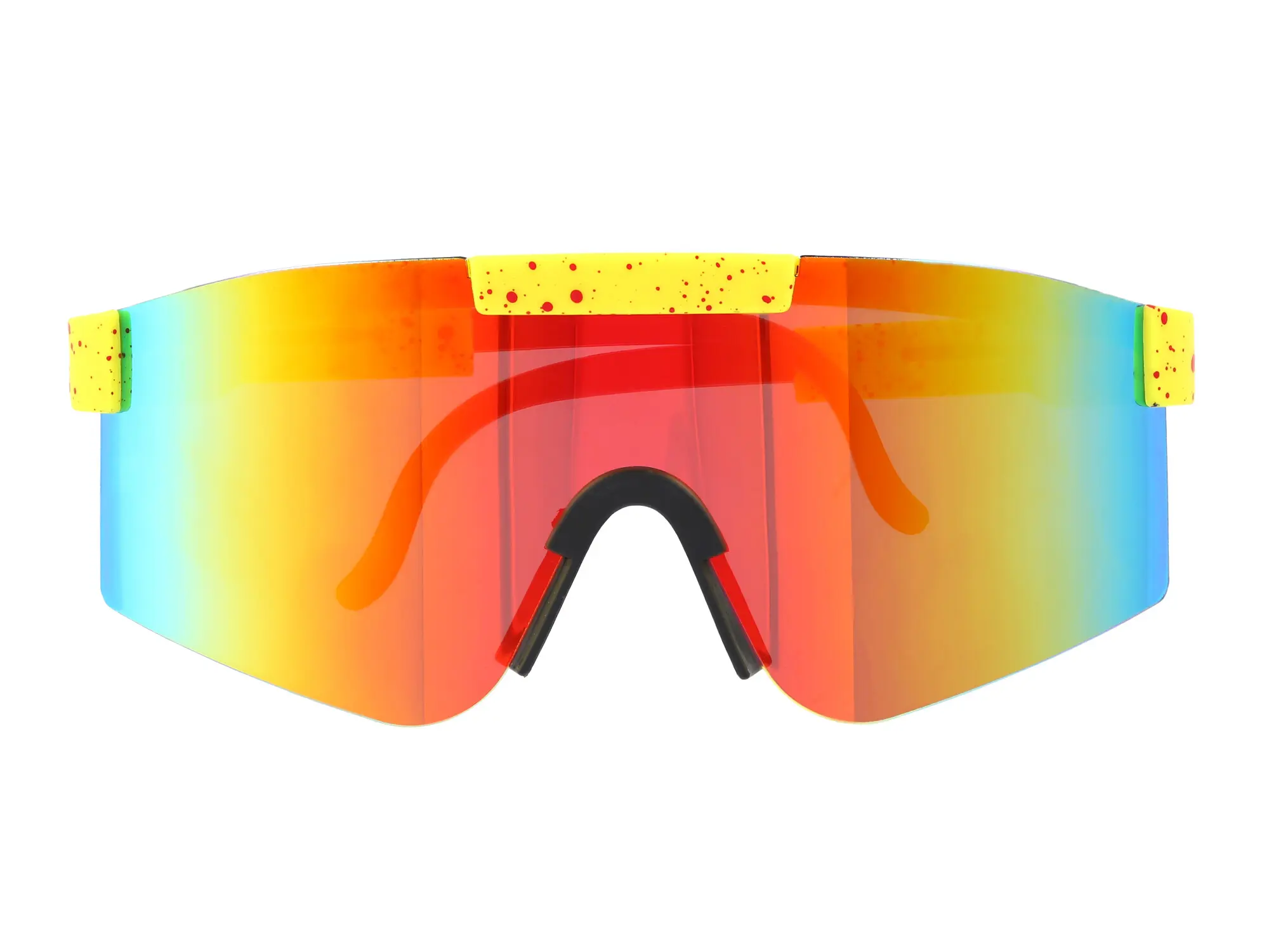 Sonnenbrille "extra Schnell" - Neon Gelb / Gelb verspiegelt, Item no: 10076707 - Image 1