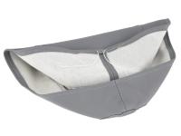 Seat cover smooth, grey - for Simson SR4-1 Spatz, Item no: 10013986 - Image 6