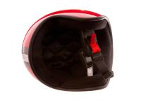 ARC Helm "Modell A-611" Retrolook - Rot mit Streifen, Art.-Nr.: 10068599 - Bild 5