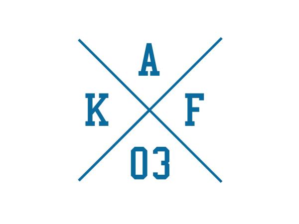 Aufkleber - "Kreuz AKF 03" Folienplot Blau, mit Übertragungsfolie,  10069149 - Bild 1