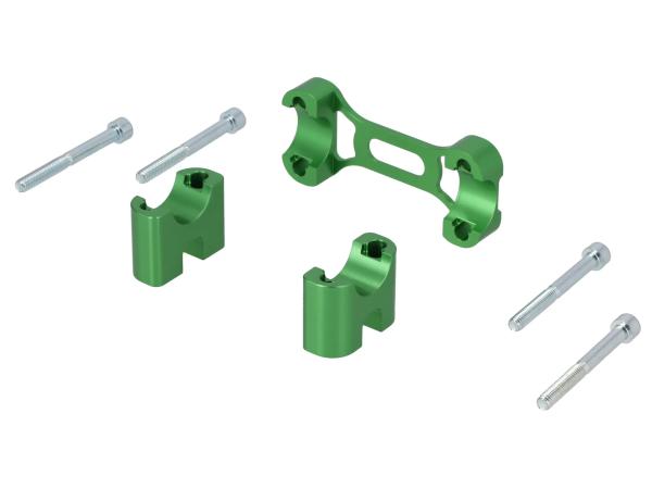 CNC Tuning-Lenkeraufnahme, Grün eloxiert - für Simson S50, S51, S70, Enduro,  10078214 - Bild 1