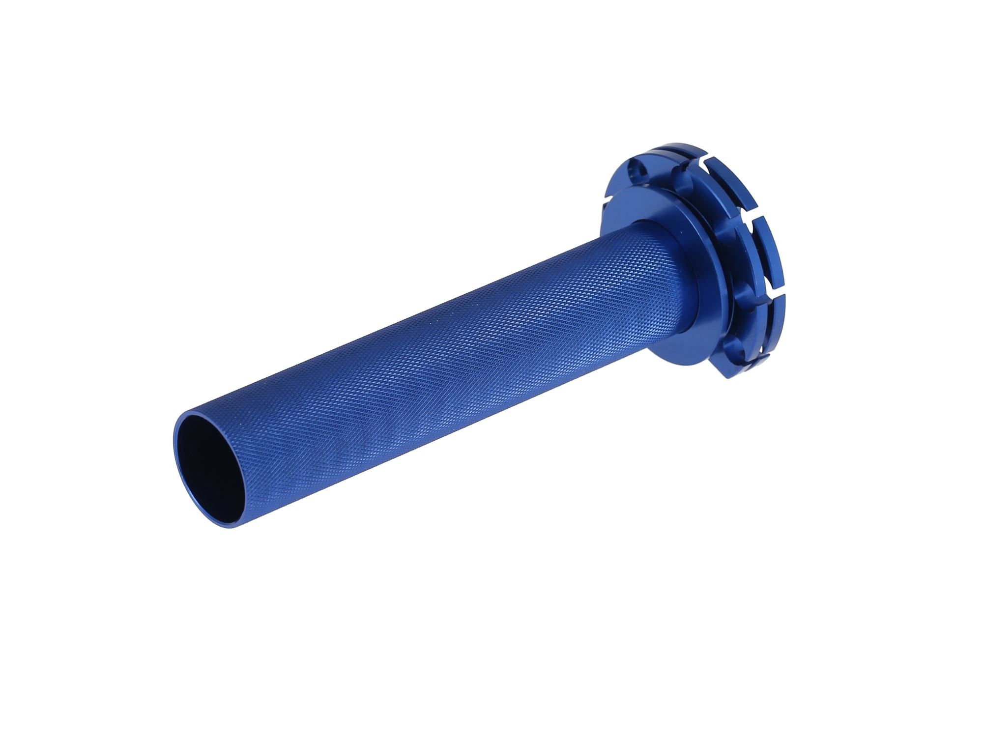 Gasgriff RESO, Blau eloxiert, für Ø22mm-Lenkerrohr, Art.-Nr.: 10070595 - 360° Bild