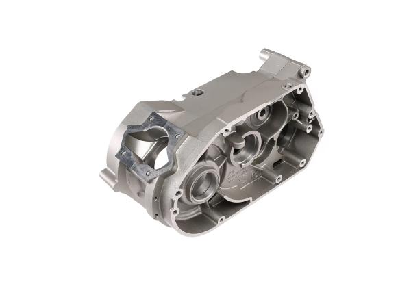 Motorgehäuse für SIMSON-Motor M541-543 (60km/h) - silbermetallic lackiert  - gebohrt auf  Ø46,1mm für Standard-Zylinder,  10062010 - Bild 1