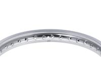 Rim 1.5 x 16" aluminum rim polished - for Simson S50, S51, KR51 Schwalbe, SR4, Item no: 10069466 - Image 3