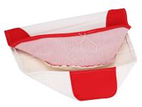 seat cover structured, white/red without lettering - for Simson S50, S51, S70, KR51/2 Schwalbe, SR4-3 Sperber, SR4-4 Habicht, Item no: 10062785 - Image 6