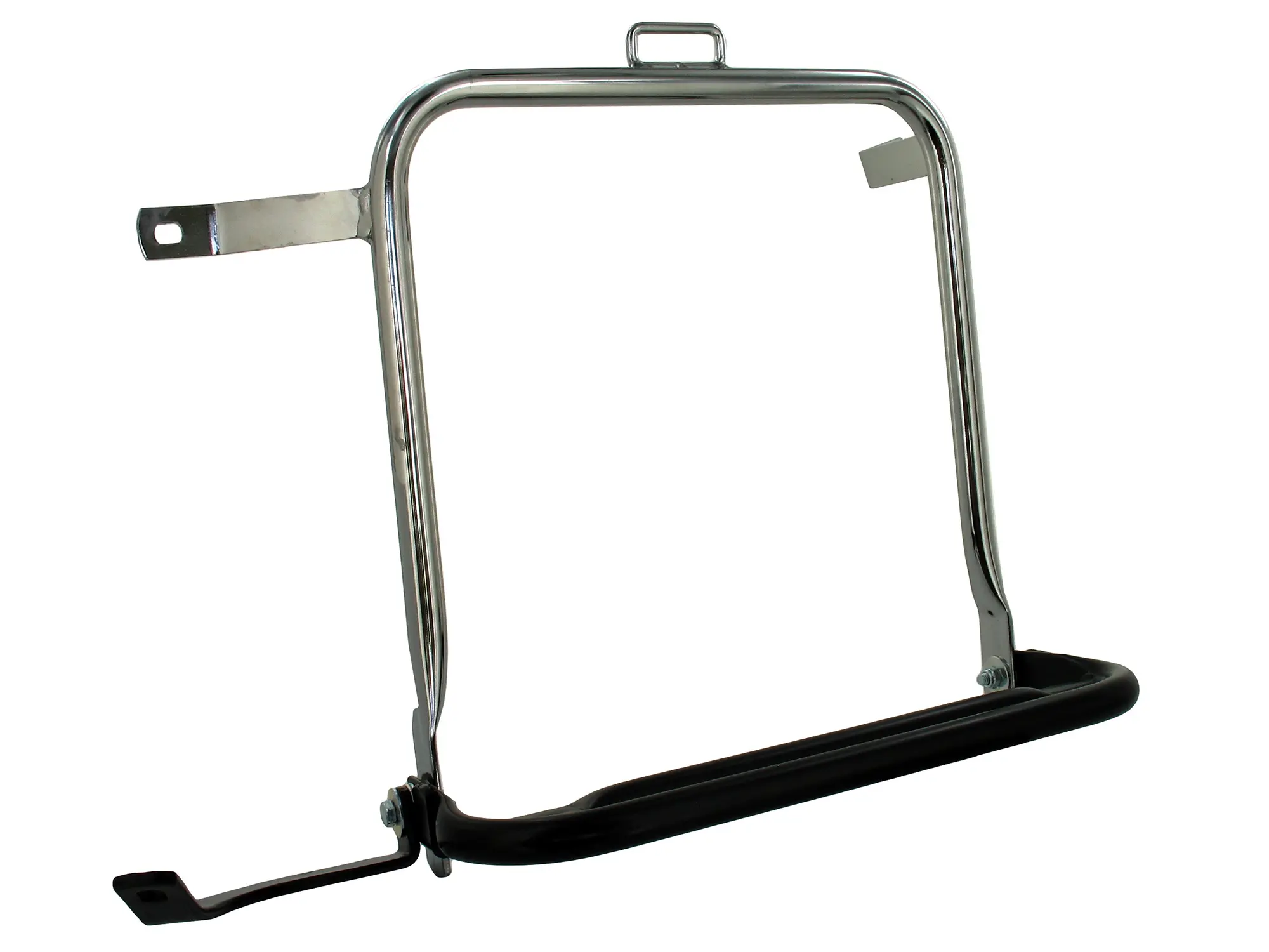 Side rack, left, chrome, black (not for original case) - Simson S50, S51, S70, Item no: 10059591 - Image 1