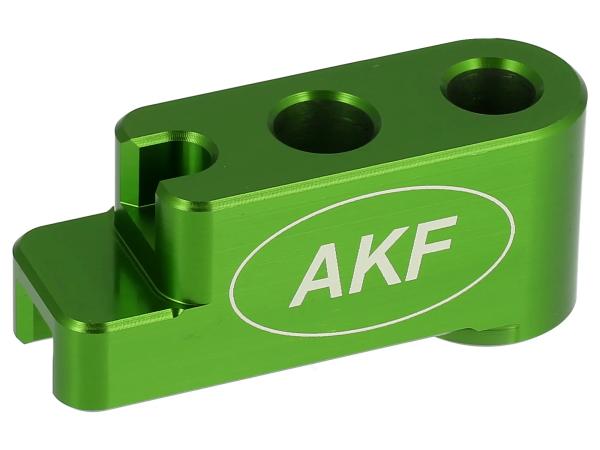AKF CNC Distanzstück, Bremsgegenhalter Nabe hinten, Grün eloxiert - für Simson S51, S50, SR50, Schwalbe KR51, SR4,  10072063 - Bild 1