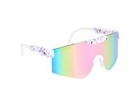 Sonnenbrille "extra Schnell" - Weiß / Pink verspiegelt, Item no: 10076712 - Image 2